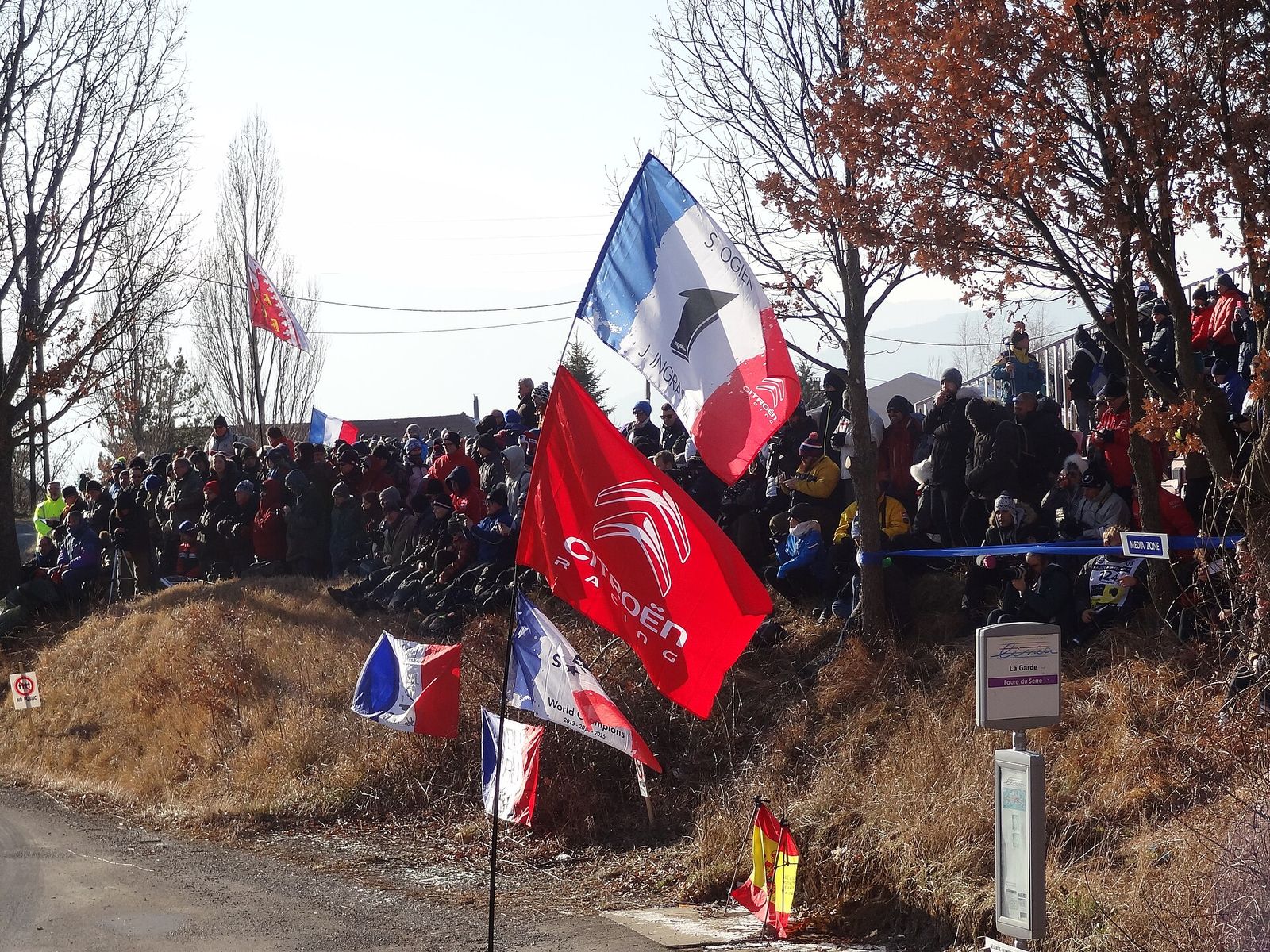 Spectateurs au Rallye Monte-Carlo 2019