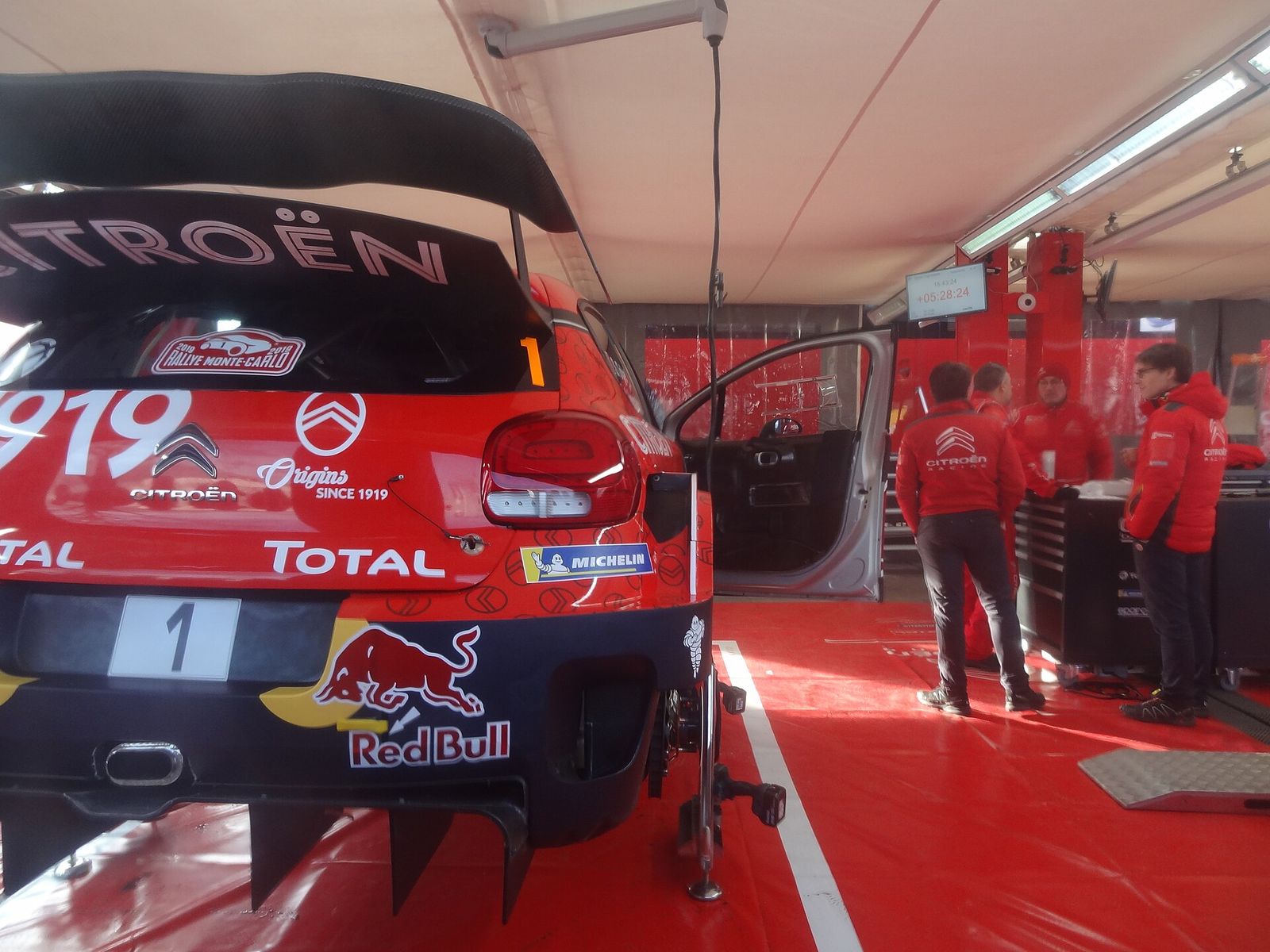 Citroën C3 WRC de Sébastien Ogier au Rallye Monte-Carlo 2019