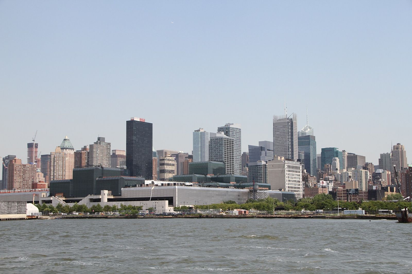 Jacob K Javits Convention Center of lower west side Manhattan, New York City, at the Hudson River, Robin Hood Benefit