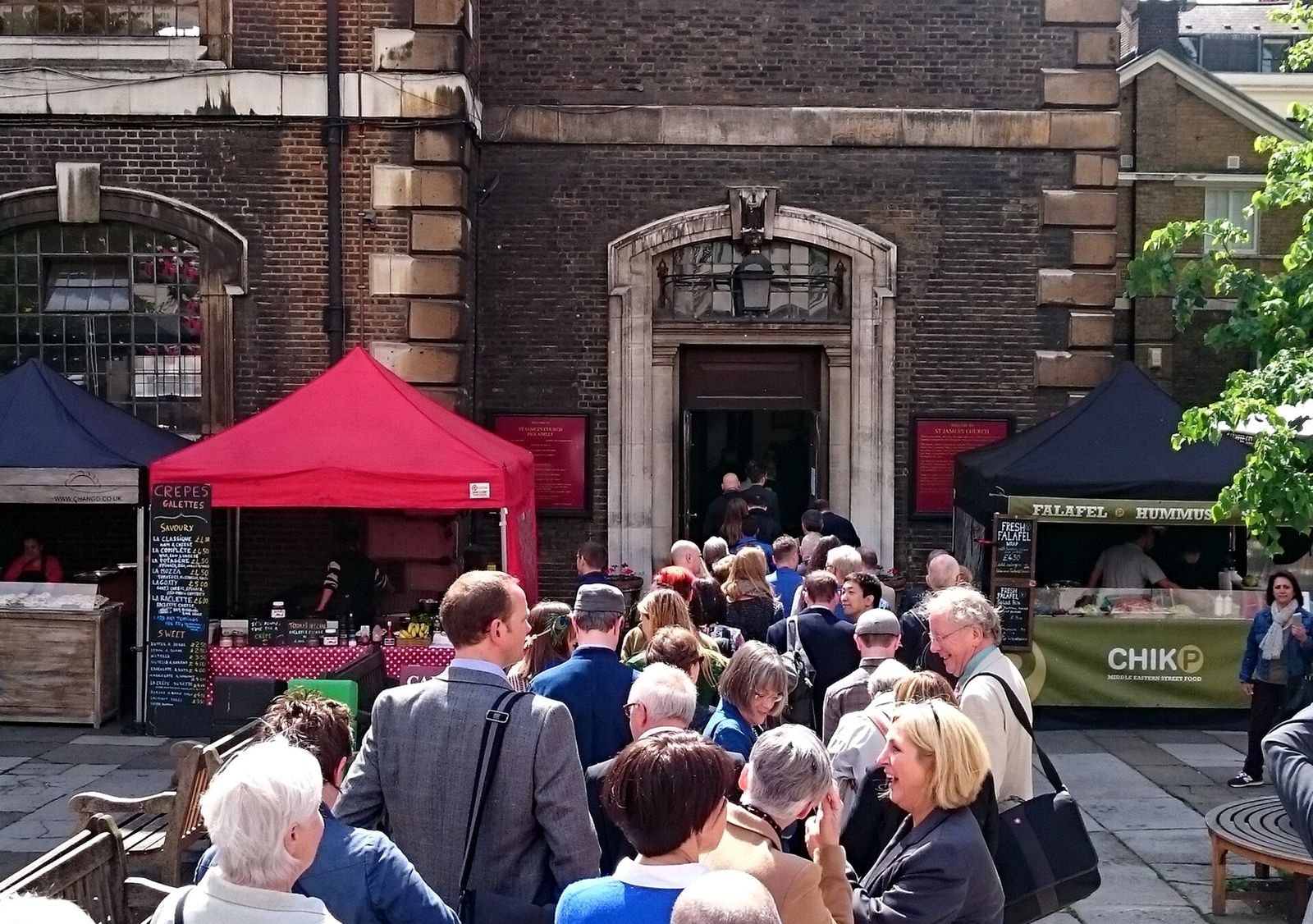 Arrival at St James's church - Edited version, Royal Academy Summer Exhibition