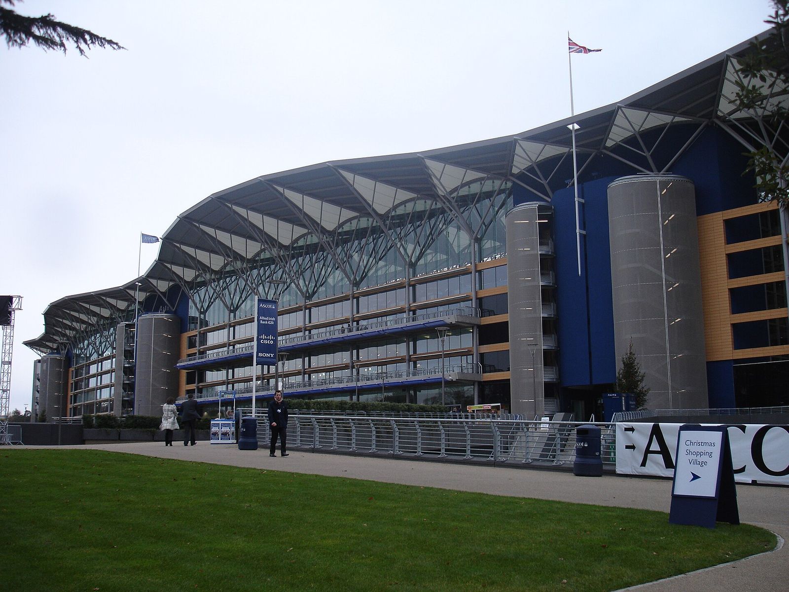 Photograph of the Stand at Ascot Racecourse, Berkshire, England, Royal Ascot