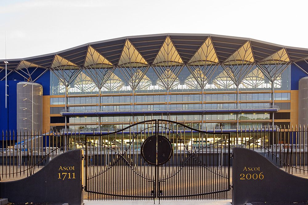 Front entrance to the stands newly constructed in 2006, Royal Ascot
