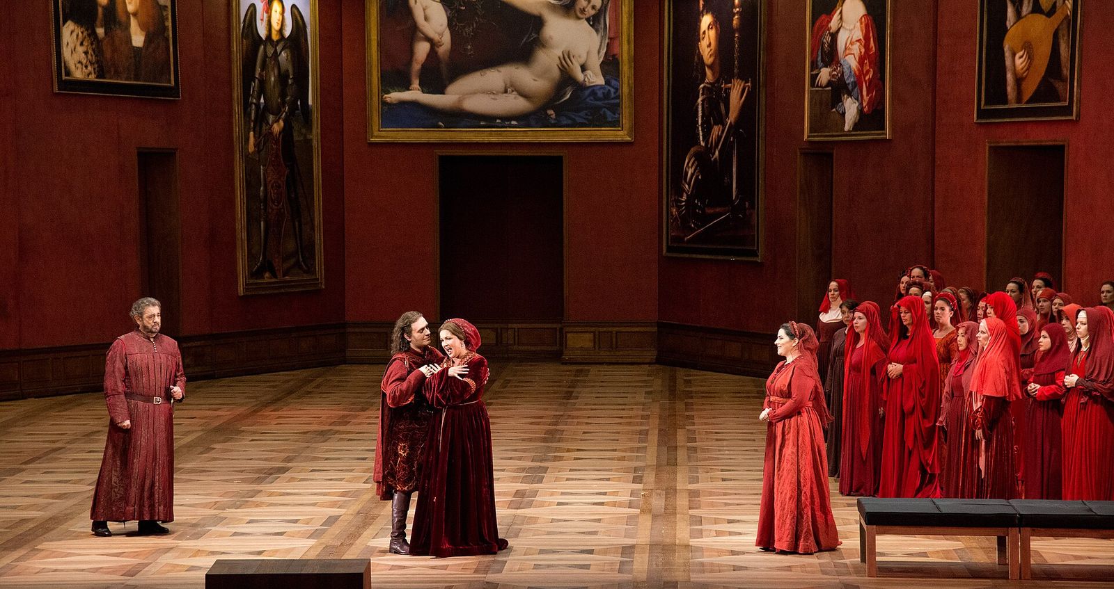 Il Trovatore, Salzburg Festival 2014 with Plácido Domingo (Conte di Luna), Francesco Meli (Manrico), Anna Netrebko