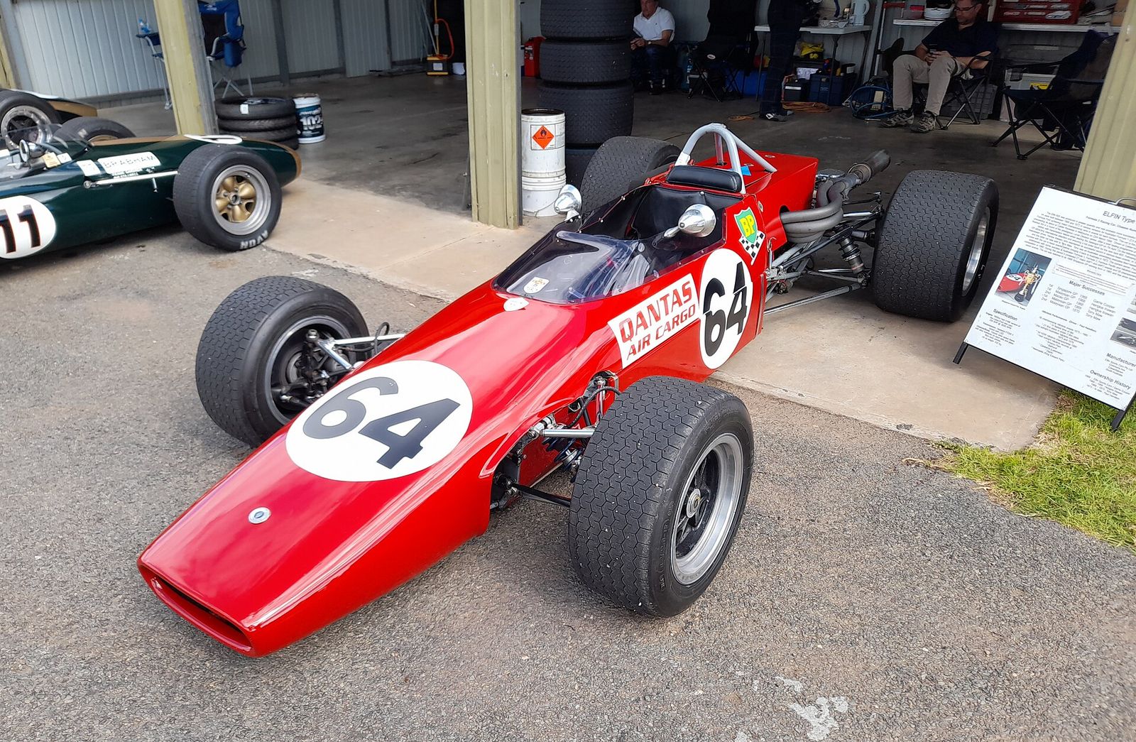 Elfin 600 of Paul Hamilton at Mallala Motor Sport Park on 17 April 2021, Singapore Grand Prix
