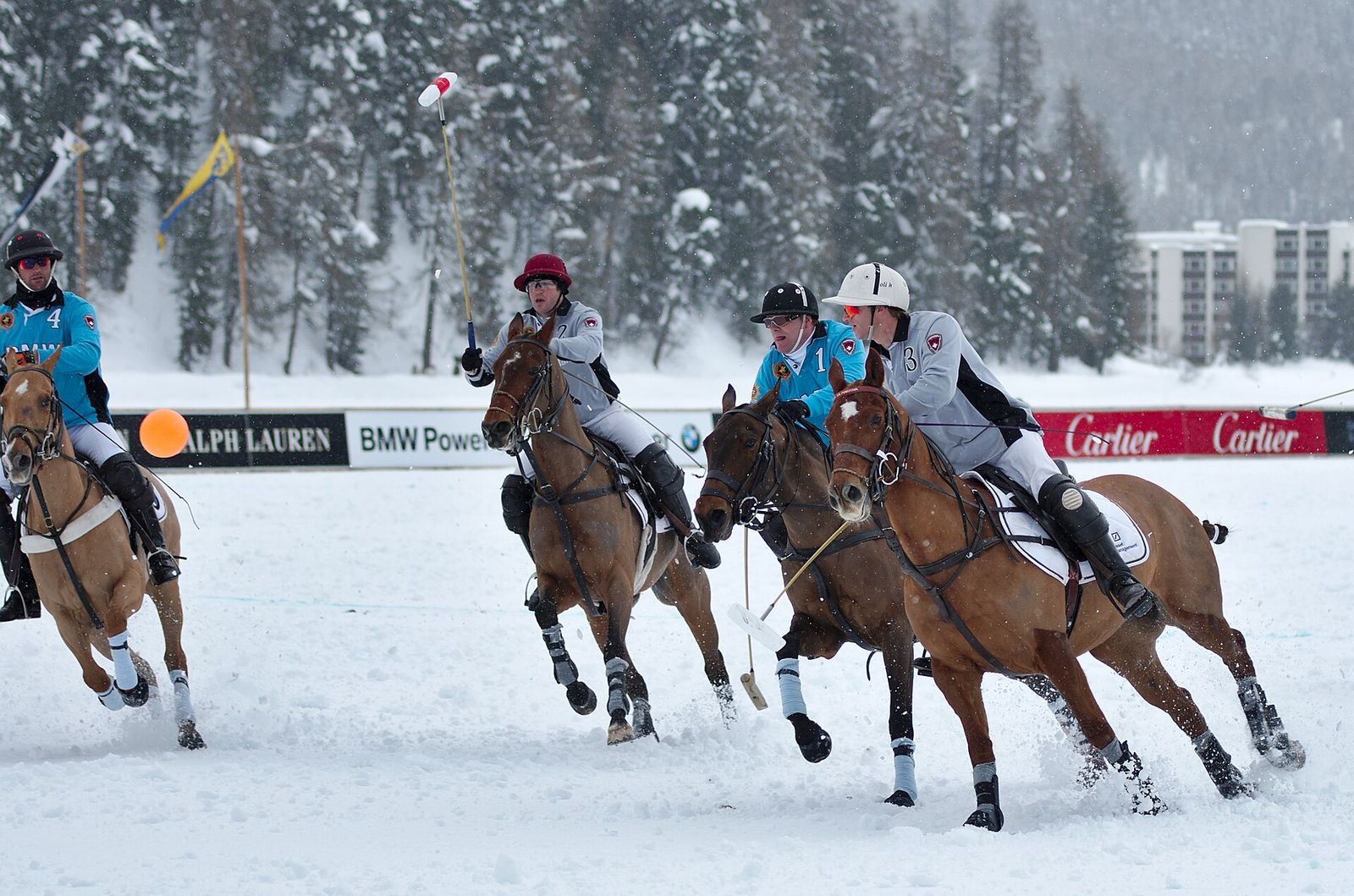 30th St. Moritz Polo World Cup on Snow - - BMW vs Deutsche Bank, Snow Polo World Cup St. Moritz