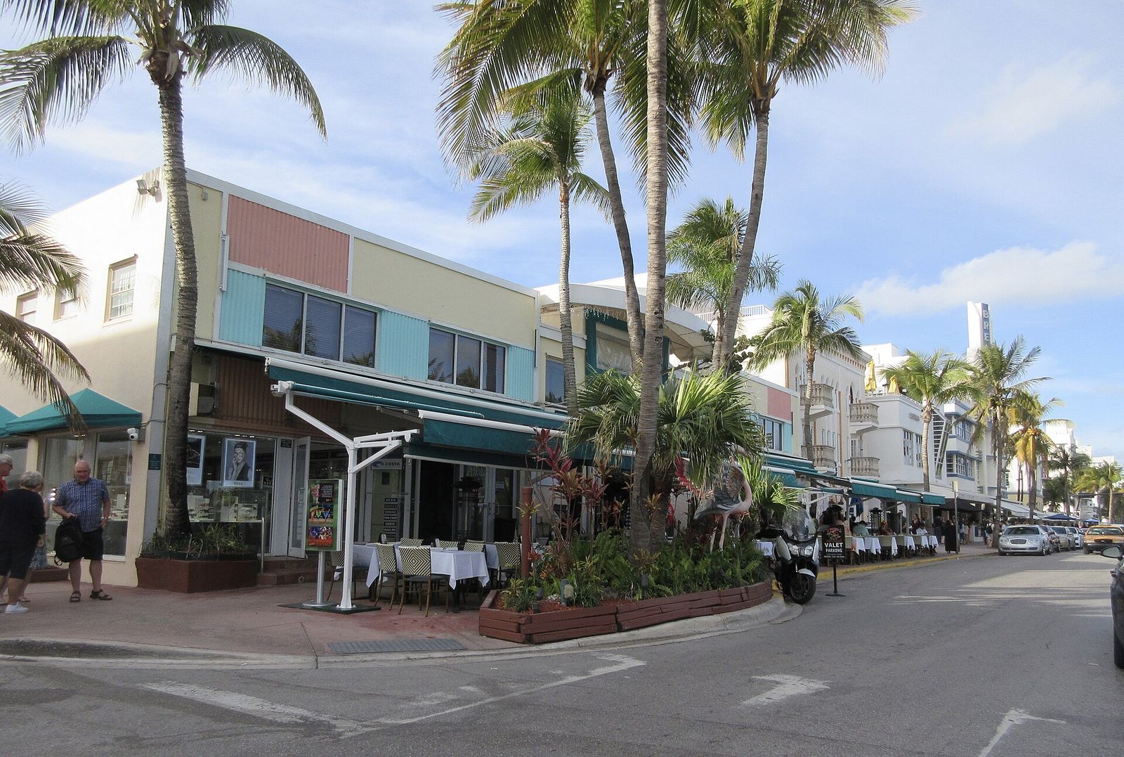 South Beach Ocean Drive Strip, Miami Beach Florida, January 2018, Food Network South Beach Wine & Food Festival