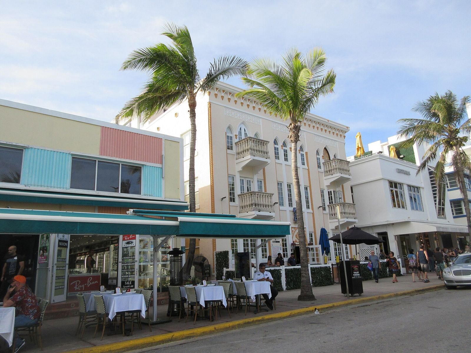 South Beach Ocean Drive Strip, Miami Beach Florida, January 2018, Food Network South Beach Wine & Food Festival