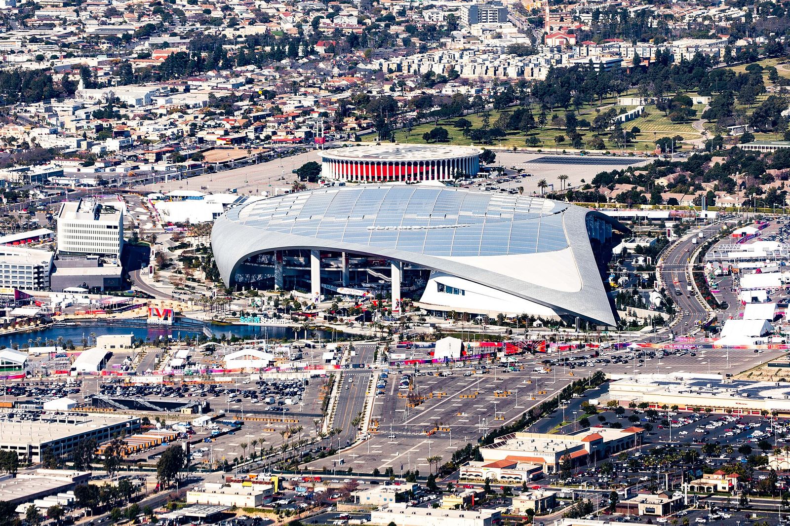 Aerial Photos of Los Angeles for SB56, Super Bowl