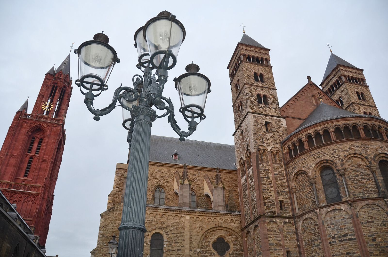 Sint Servaes church (basilica) at Vrijthof square Maastricht, TEFAF Maastricht