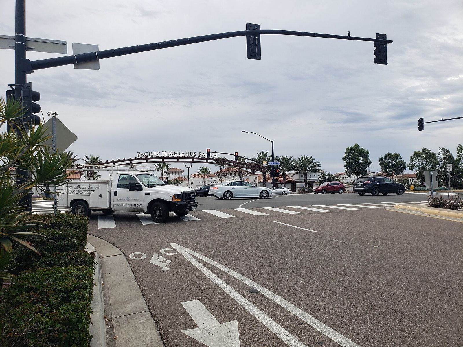 Intersection of Carmel Valley Road and Pacific Highlands Ranch Parkway, The Quail, A Motorsports Gathering