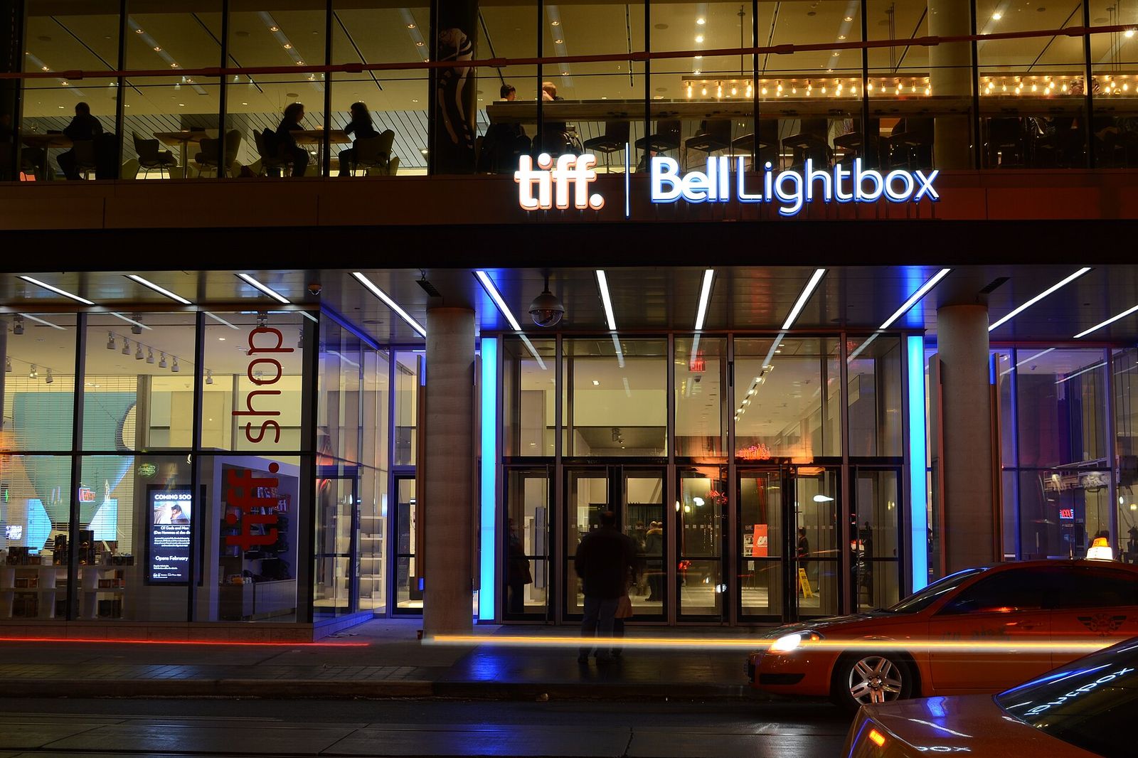 TIFF Bell Lightbox - Address: 350 King Street West, Toronto, ON M5V 3X5 Photographer's Note: So happy that The Varsity used, Toronto International Film Festival