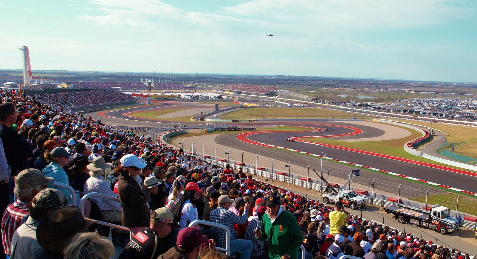 Large crowds cheered the return of Formula 1 to the USA at the 2012 US Grand Prix in Austin, Texas, United States Grand Prix