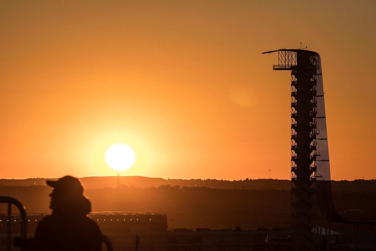 Sunset at Circuit of the Americas, United States Grand Prix