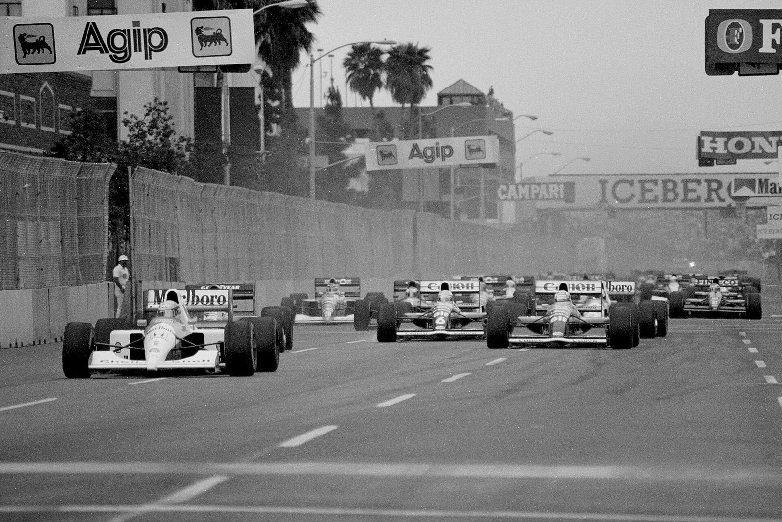 The start of the 1991 United States Grand Prix