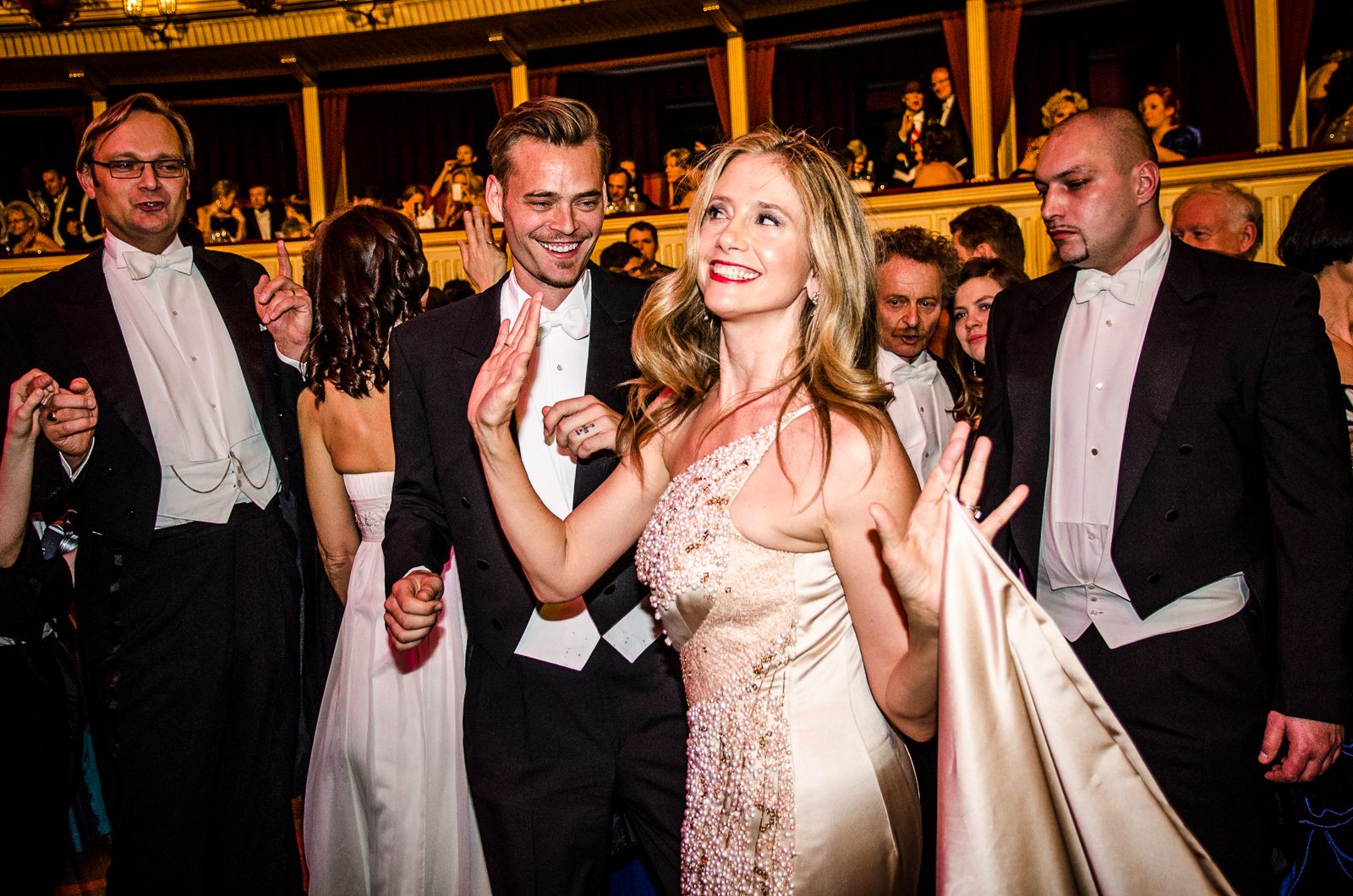 Mira Sorvino at the Wiener Opernball, Staatsoper, Vienna, Austria, February 8, 2013, Vienna Opera Ball